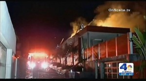 KNBC LA Fire - Arch jail